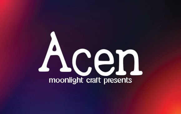 Acen Font Review for Handmade Labels and Packaging