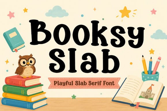 Booksy Slab Font Review for Playful Campaign Design