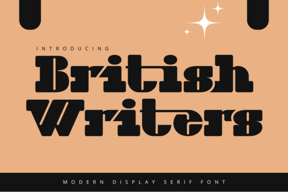 British Writers: Retro Slab Serif Font Review