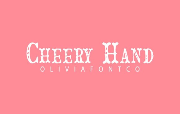 Cheery Hand Font: A Slab Serif for Romantic Campaigns