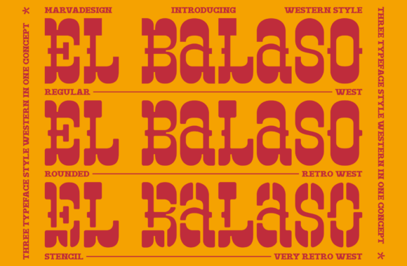 El Balaso Font Review: Bold Western Branding for Small Business