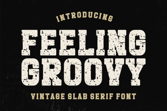 Feeling Groovy Font for Retro Crafts and Product Labels