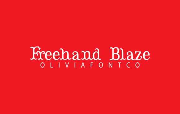 Freehand Blaze Font: Romantic Handwritten Style for Makers