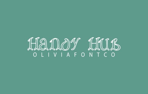 Handy Hub Font: Authentic Handwritten Style for Small Business Branding