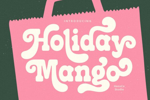Holiday Mango Font: Retro Serif Style for Digital Campaigns