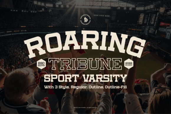 Roaring Tribune Font for Bold Editorial Design